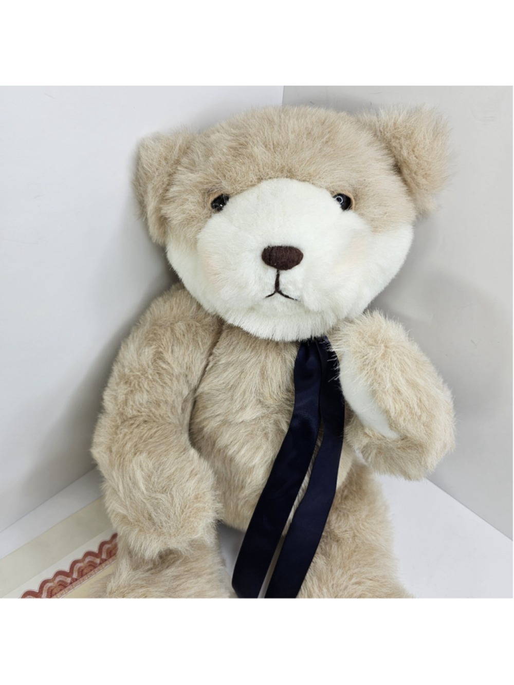 Vintage 1990 Bears & Bedtime Music Box Teddy Bear COA Tags Jointed Canada 70/200